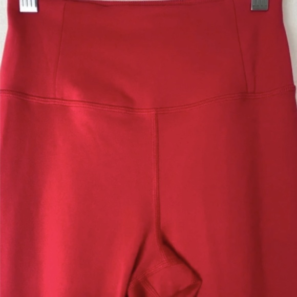Girlfriend Collective Leggings Red Full-Length Compresion Gym & Training Size XS - Picture 3 of 5